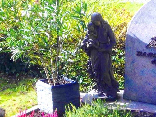 Diebstahl auf Friedhof in Altendorf-Ulfkotte