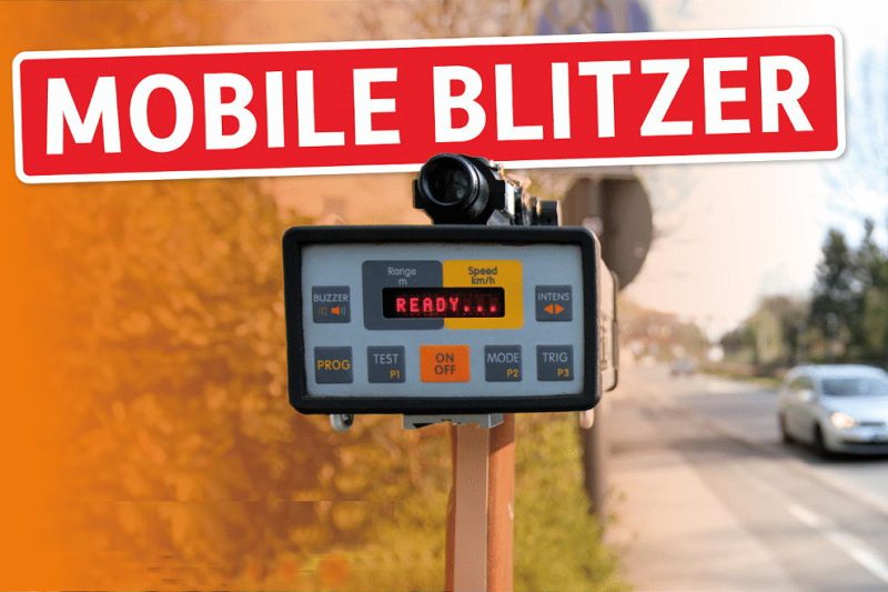 Mobile Geschwindigkeitsmessungen in RE